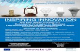 INSPIRING INNOVATION - CUE Business Solutions...Testing strategic fit, viability & synergy of new ideas market research, minimum viable product & proof of concept. Capturing the voice