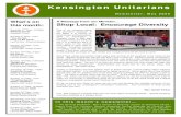 Newsletter: May 2009 - Kensington Unitarians€¦ · th Kensington Unitarians At Essex Church (founded 1774), Notting Hill Gate th We are here to share our experiences, to learn from