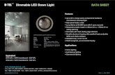 Dimmable LED Down Light DATA SHEETp.ledinside.com/ledb2b/datasheet/201311/097976801af7829...U-TEL Dimmable LED Down Light DATA SHEET Equivalent 20W LED = 100W Incandescent / 23W CFL