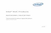 Intel® NUC Products · Intel NUC Board AA Revision BIOS Revision Notes NUC8i5INB K29935-300 INWHL357.0028 or newer 1, 2 NUC8i7iNB K29936-402 INWHL357.0028 or newer 1, 2 Notes: 1