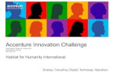 Accenture Innovation Challenge · 2020. 6. 24. · Problem Solution Financials Next Steps 4 Accenture Innovation Challenge Insight Deck, 2017 Financials Developing Happitat will cost