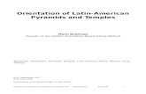 Orientation of Latin-American Pyramids and Temples · Orientation of Latin-American Pyramids and Temples V2.0 Mario Buildreps April 2018 6 Fig 1: Buildings can be only uniquely positioned
