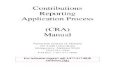 Contributions Reporting Application Process (CRA) Manual2).pdf · Application Process (CRA) Manual Retirement Systems of Alabama 201 South Union Street Montgomery, Alabama 36104 (334)