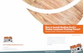 How to Install Smiling Rock’s Timber Laminate Floating Floors? · Despite the exceptional moisture-resistant characteristics of our laminate floors, avoid installing this in damp