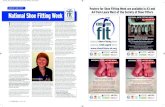 KEEP FEET FIT Posters for Shoe Fitting Week are available ... · golden shoe etc. They also invited podiatrists, health visitors, reflexologists etc. into their shops to look at their