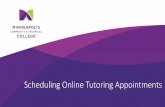 Scheduling Online Tutoring Appointments · 2020. 8. 23. · Software/web assistance 4. Options for non course-based tutoring. If you choose this option, skip to page 8 for further
