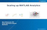 Scaling up MATLAB Analytics€¦ · Scaling up MATLAB Analytics Marta Wilczkowiak, PhD Senior Applications Engineer MathWorks . 2 ... .NET Enterprise class framework for running packaged