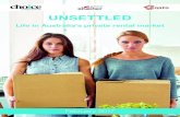 UNSETTLED - Tenants Queensland...4 Unsettled: Life in Australia’s private rental market INTRODUCTION Australia has traditionally been a nation of home-owners. However, as the dream