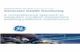 Generator Health Monitoring · 2020. 6. 5. · Title: Generator Health Monitoring Author: GE Power Subject: A comprehensive approach to generator condition assessment enabling predictive