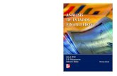 Análisis de estados financieros · 2020. 4. 25. · El análisis de estados financieros forma parte de la tarea más amplia del análisis empresarial. Los capítulos 1 y 2 proporcionan