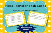 Heat Transfer Task Cards - Cabarrus County Schools...Heat Transfer Task Cards Directions Print and cut out cards. To make the cards more durable print on cardstock and laminate them.