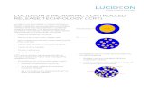LUCIDEON’S INORGANIC CONTROLLED RELEASE TECHNOLOGY (iCRT) · 2018. 4. 23. · iCRT allows drug to be introduced into an inorganic glass-like matrix and subsequently released by