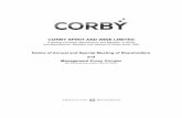 CORBY SPIRIT AND WINE LIMITED€¦ · management's relative progress through a regular reporting and review process. The Board reviews on a quarterly basis the extent to which the