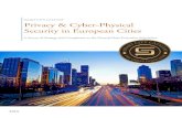 Privacy & Cyber-Physical Security in European Cities · Title: Privacy & Cyber-Physical Security in European Cities Author
