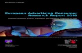 European Advertising Consumer Research Report 2016 European Advertising Consumer Research Report 2016