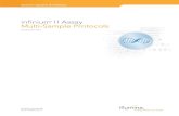 Infinium II Assay Multi-Sample Protocols (11230143)...Infinium II Assay Multi-Sample Protocol Guide iii Notice This publication and its contents are proprietary to Illumina, Inc.,