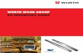 WURTH WOOD GROUP KV INVENTORY GUIDE...• Positive stop lever prevents accidental drawer removal • Stay close design • 75 lb load rating • Height: 3” • Clearance: 1/2”
