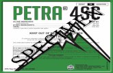 14 HERBICIDE PETRA 4SC SPECIMEN - altitudeagro.com...PETRA 4SC. Herbicide incorporation will initiate the process of activation with existing soil moisture. In circumstances where