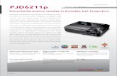Price/Performance Leader in Portable DLP Projectors. · Model No.VS13729 PJD6211p 120Hz, 3D READY Price/Performance Leader in Portable DLP Projectors. 2010/09/30-V5 Optical Engine