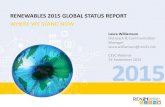 RENEWABLES 2015 GLOBAL STATUS REPORT...CESC Webinar 24 September 2015 . ... 2014 Data Source: IRENA . Global Investment in Renewable Energy Global new investment estimated USD 270.2