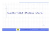 NCMR Process Tutorial Process Tutorial.pdf · 6/3/2003  · The item will then be re-dispositioned to Modern Fault and a copy is forwarded to MII Buyer The MII Buyer will credit the