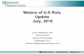 Waters of U.S Rule Update July, 2016floridaenet.com/wp-content/uploads/2016/08/WOTUS... · WOTUS • “Neighboring” def. sets a bright line distance limits -- Includes (1) all