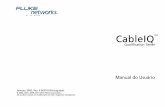 CableIQ - GS Ferramentas · Manual do Usuário January 2005, Rev. 6 6/2018 (Portuguese) ... e japonês (katakana). • Software CableIQ Reporter: permite transferir resultados de