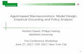 Agent-based Macroeconomics: Model Design, Empirical …comp-econ.org/CEF_2017/images/Dawid Harting workshop... · 2018. 12. 31. · Economic Theory and Computational Economics Universität