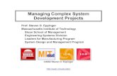 Managing Complex System Development Projectsdspace.mit.edu/.../0/dsm_for_15783j_2002.pdf · 2019. 9. 12. · Concurrent Engineering in the Large • Large projects are organized as