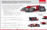 Induction bearing heaters · 2020. 8. 18. · Induction bearing heaters Digital temperature control BESSEY® Tools North America 1-800-828-1004 · Fax (519) 621-3442 Proper bearing