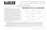 User Instruction Manual Tip Over Roof Anchor...DBI‑SALA immediately. 1.0 APPLICATION. 1.1 pUrpOSe: The DBI‑SALA tip over roof anchor is designed to be used as an anchorage connector