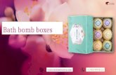 High quality bath bomb boxes for your bath bombs