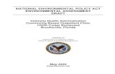 NATIONAL ENVIRONMENTAL POLICY ACT ENVIRONMENTAL ASSESSMENT … · 2020. 8. 4. · U.S. Department of Veterans Affairs Draft-02 Environmental Assessment CBOC, Brooksville, FL Clinic