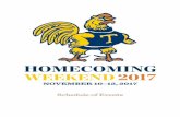 HOMECOMING WEEKEND 2017 - Trinity College...to the Homecoming game together in time for kickoff at noon. A free lunch buffet and cash bar will be available to all attendees. Professor