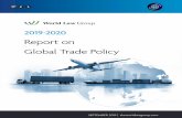 Report on Global Trade Policy · 2019. 9. 6. · Australia’s trade and foreign investment policy has, since the 1980s, consistently been in the pursuit of more liberalized trade