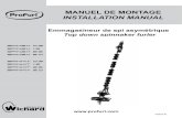 MANuEL DE MONTAgE iNSTAllATiON MANUAl - Binnacle Spinex Installation Manual.pdf · This installation manual should be given to the boat owner, who should read it before using the