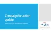 Campaign for action update · Recommendation 1. Recommendation 2. Recommendation 6. Recommendation 7. Prepare nurses for the new environments of health delivery. Recommendations 3.