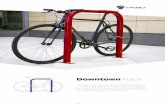 DOWNTOWN RACK - Dero Bike Racks · bike parking by giving the bike full support and multiple locking points for a u-style bike lock. DOWNTOWN RACK. . D DOWNTOWN RACK FINISH OPTIONS
