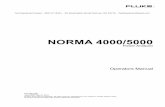 NORMA 4000/5000 · NORMA 4000/5000 Operators Manual iv Back to Common Numeric Screen ..... 8-15 Change View Mode .....