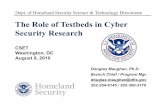 The Role of Testbeds in Cyber Security Research · Definition - Wikipedia Testbed is a platform for experimentation of large development projects. Testbeds allow for rigorous, transparent,