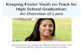Keeping Foster Youth on Track for High School Graduation...Effect of AB 167/216 graduation on UC/CSU admissions (youth likely will not have met A-G 4 year university admission requirements),