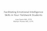 Facilitating Emotional Intelligence Skills in Your ...neotecouncil.org/.../Facilitating-EI-Skills...Fieldwork-Students31-002.pdf · Time brings clarity. Smile and laugh more. It will