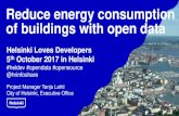 Reduce energy consumption of buildings with open data · - Modern Climate Responsibility and Energy Efficiency, Mira Jarkko 15.20 Energy consumption of the buildings owned by the