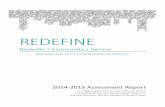 redefine assessment report - Vanderbilt University · education services to children between the ages of 6 weeks and 4 years at Cayce Homes. Redefine participants serving in the Top