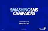 Smashing SMS Phishing (SMiShing) Campaigns€¦ · SMS PHISHING Pros: Ease of conducting large-scale phishing Low-cost of execution Cons: Target device not on network CYBER-PHYSICAL