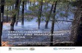 Public Disclosure Authorized - World Bank...Forest fire management is part of India’s longer-term vision for sustainable forest management, especially in light of India’s international