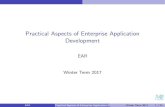 Practical Aspects of Enterprise Application Developmentrest api: graphql, json api, grpc ReactJS: ZK Framework, Angular, WebAssembly EAR Practical Aspects of Enterprise Application