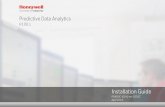 Predictive Data Analytics Installation Guide · Honeywell Predictive Data Analytics (PDA) provides a unified solution to indicate overall health of a control system, generate various
