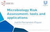 Microbiology Risk Assessment: tools and · MRA General Principles • Science-based • Functional separation between Risk Assessment and Risk Management • Structured approach •