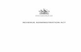 Revenue Administration Act - Prince Edward Island · Revenue Administration Act ADMINISTRATION Section 1 c t Current to: April 1, 2019 Page 5 c REVENUE ADMINISTRATION ACT CHAPTER